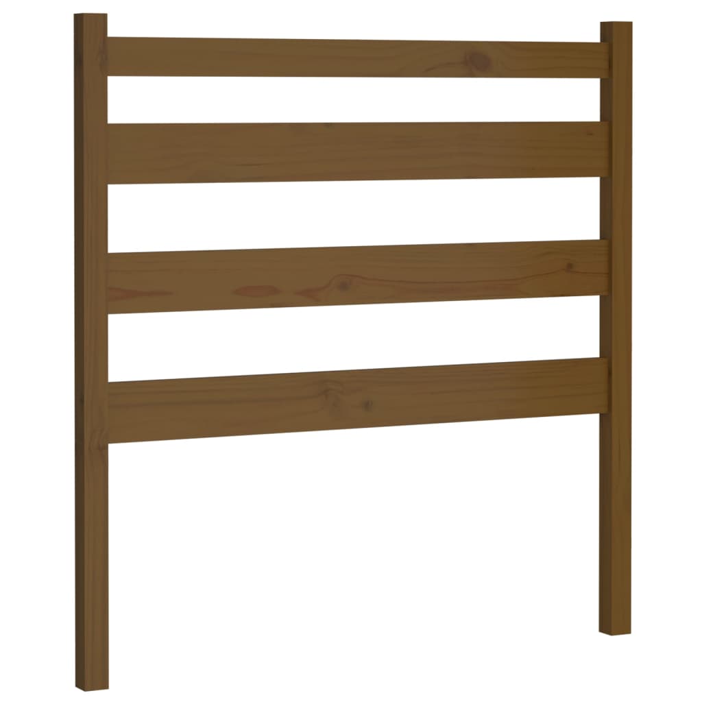 Uzglavlje za krevet boja meda 96 x 4 x 100 cm masivna borovina
