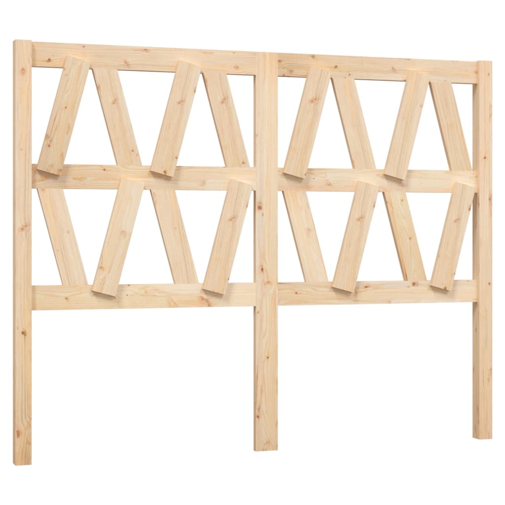 Uzglavlje za krevet 126 x 4 x 100 cm od masivne borovine