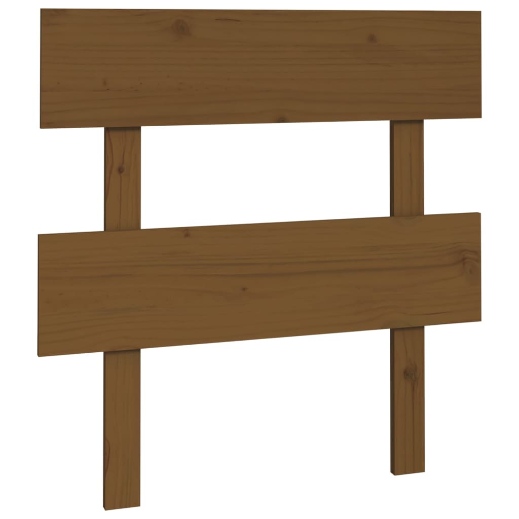 Uzglavlje za krevet boja meda 93,5 x 3 x 81 cm masivna borovina