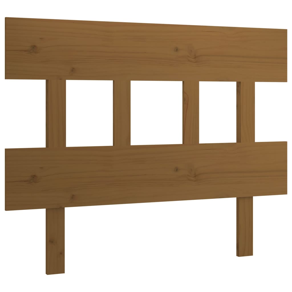 Uzglavlje za krevet boja meda 93,5 x 3 x 81 cm masivna borovina