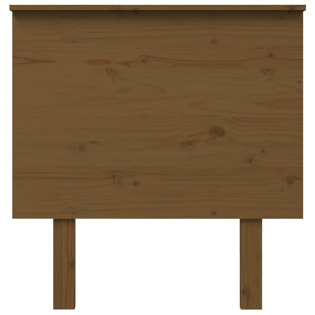 Uzglavlje za krevet boja meda 79x6x82,5 cm od masivne borovine