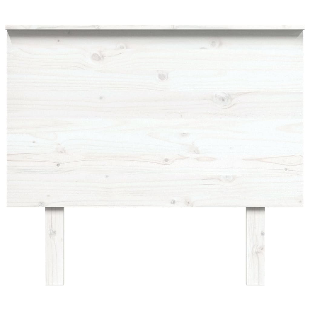 Uzglavlje za krevet bijelo 94 x 6 x 82,5 cm od masivne borovine