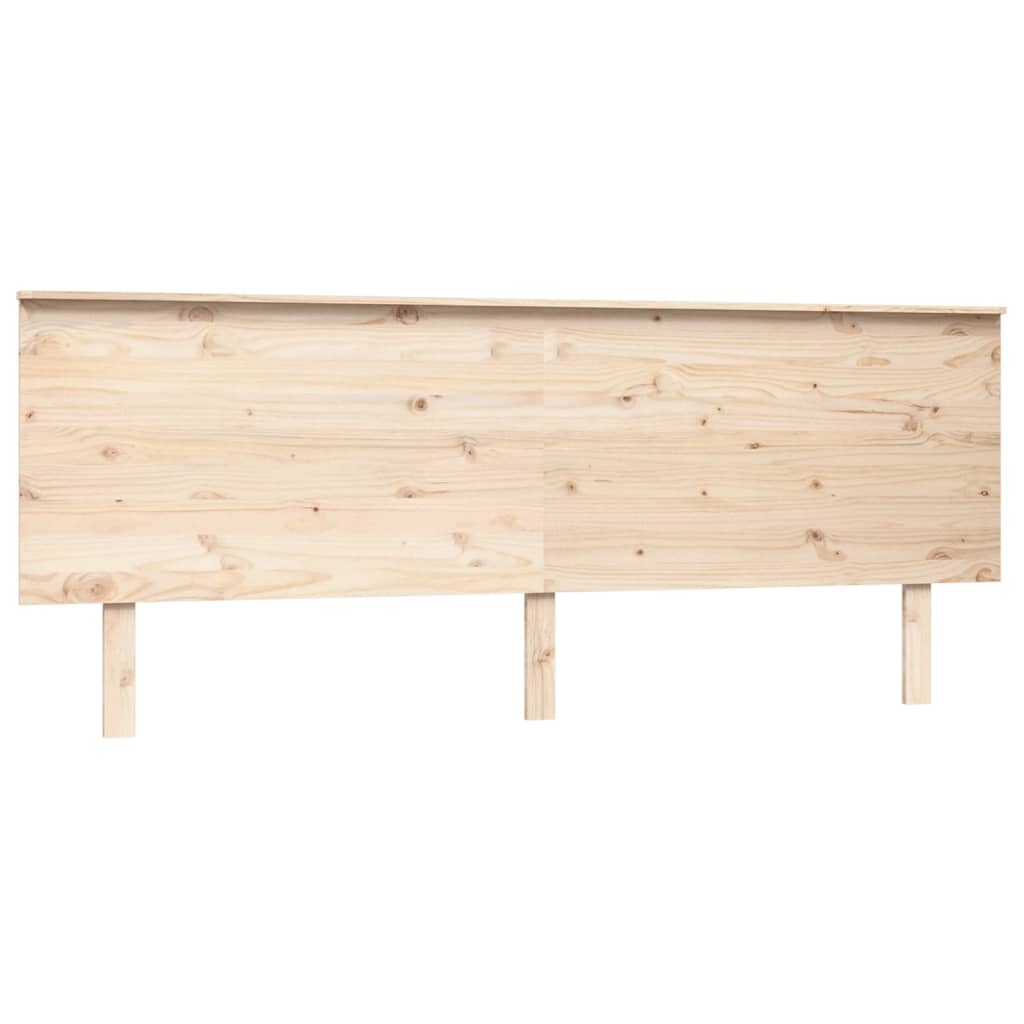Uzglavlje za krevet 204 x 6 x 82,5 cm od masivne borovine
