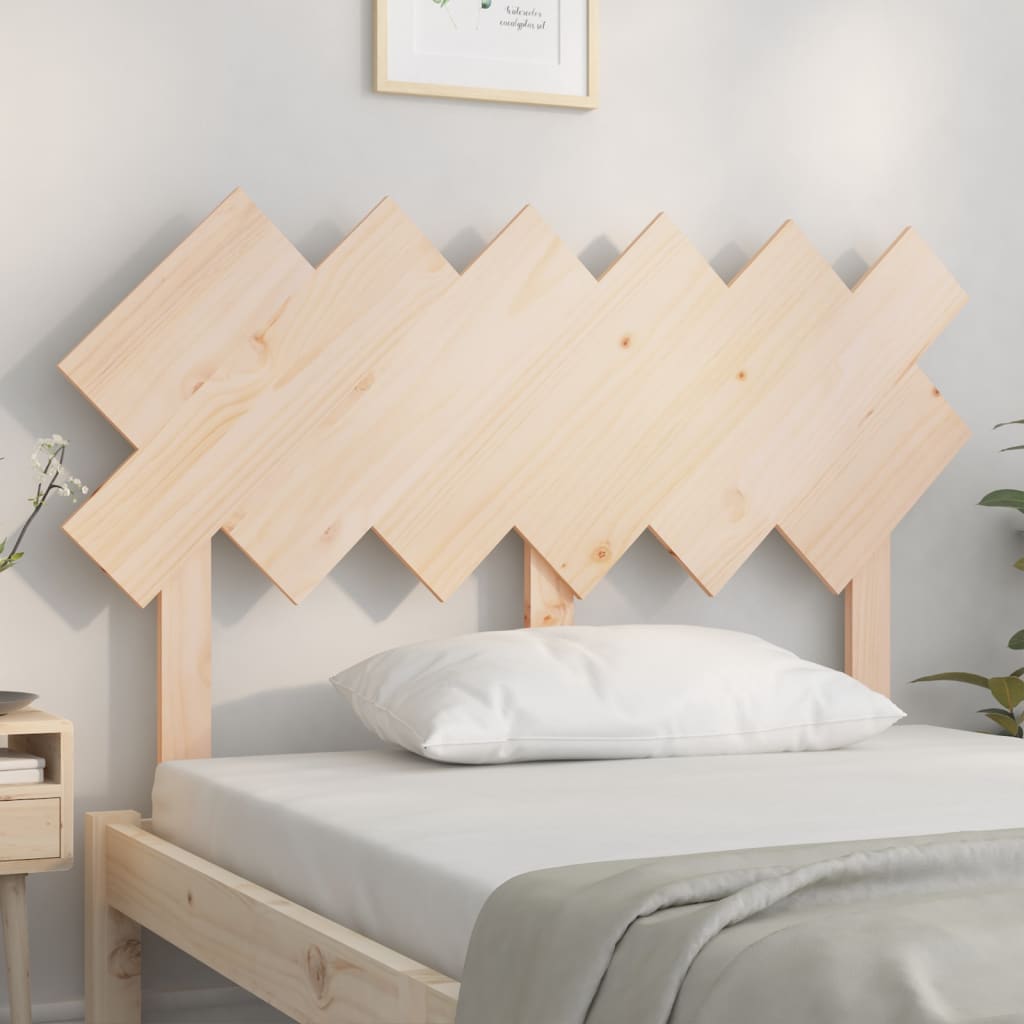 Uzglavlje za krevet 122,5x3x80,5 cm od masivne borovine