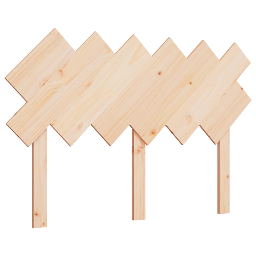 Uzglavlje za krevet 132x3x81 cm od masivne borovine