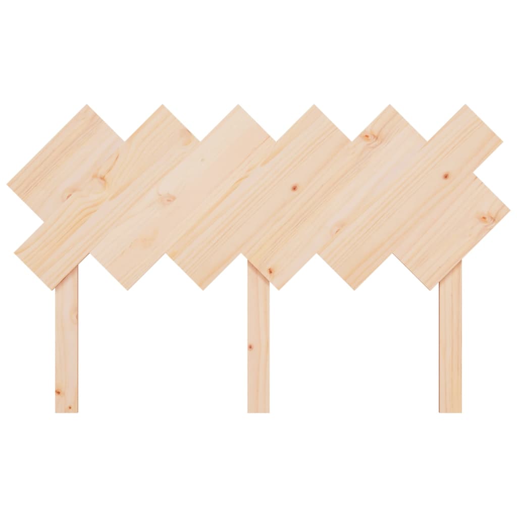 Uzglavlje za krevet 132x3x81 cm od masivne borovine