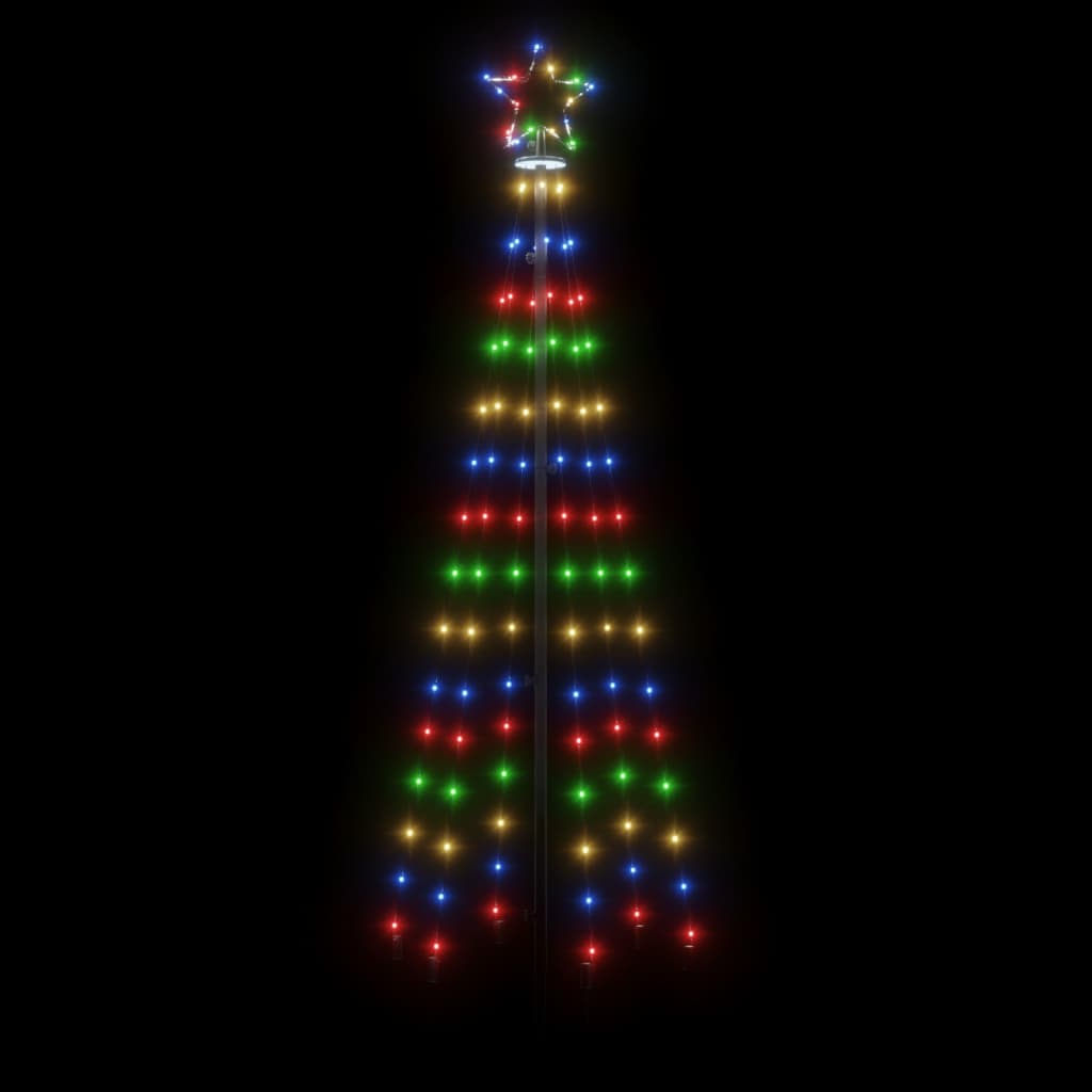 Božićno drvce sa šiljkom i 108 LED šarene žarulje 180 cm