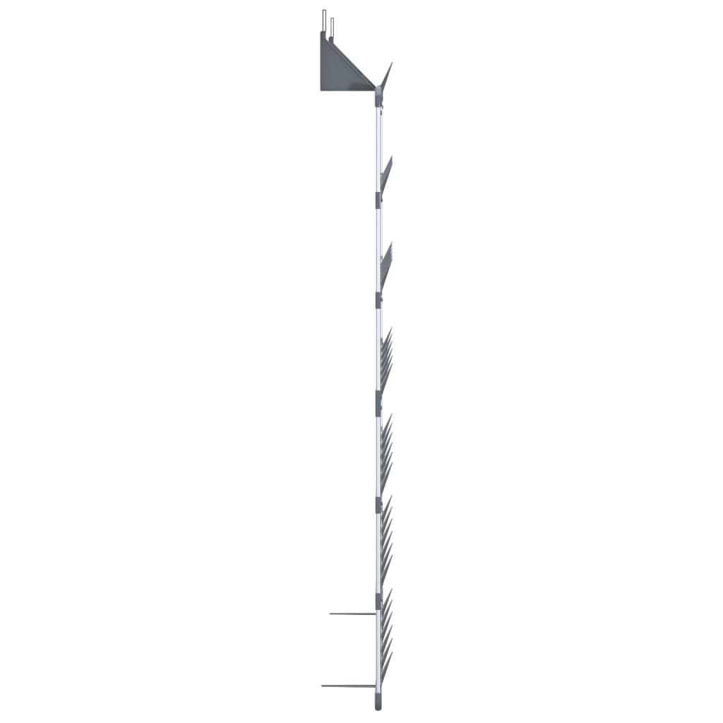 Viseći stalak za cipele srebrni 66 x 13 x 139 cm