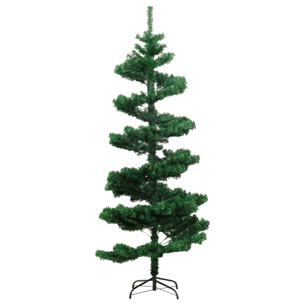 Spiralno osvijetljeno božićno drvce sa stalkom zeleno 180cm PVC