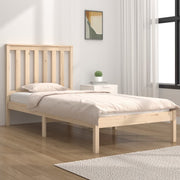 Okvir za krevet od borovine 75 x 190 cm mali jednokrevetni
