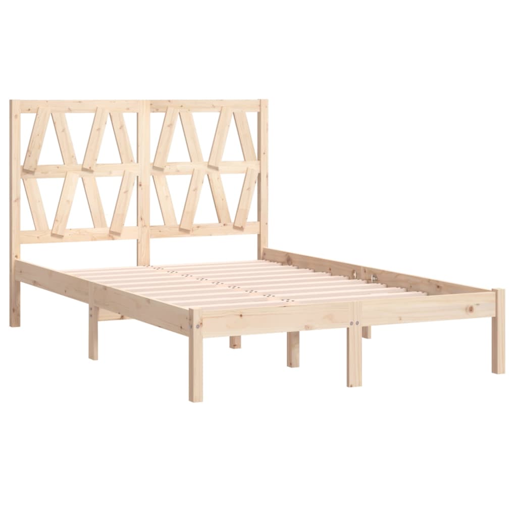 Okvir za krevet od masivne borovine 135 x 190 cm bračni