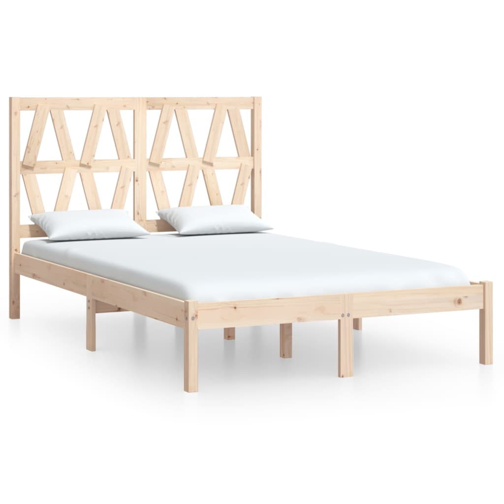 Okvir za krevet od masivne borovine 140 x 190 cm
