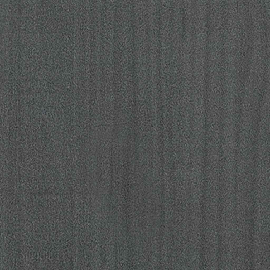 Okvir za krevet od masivne borovine sivi 200 x 200 cm