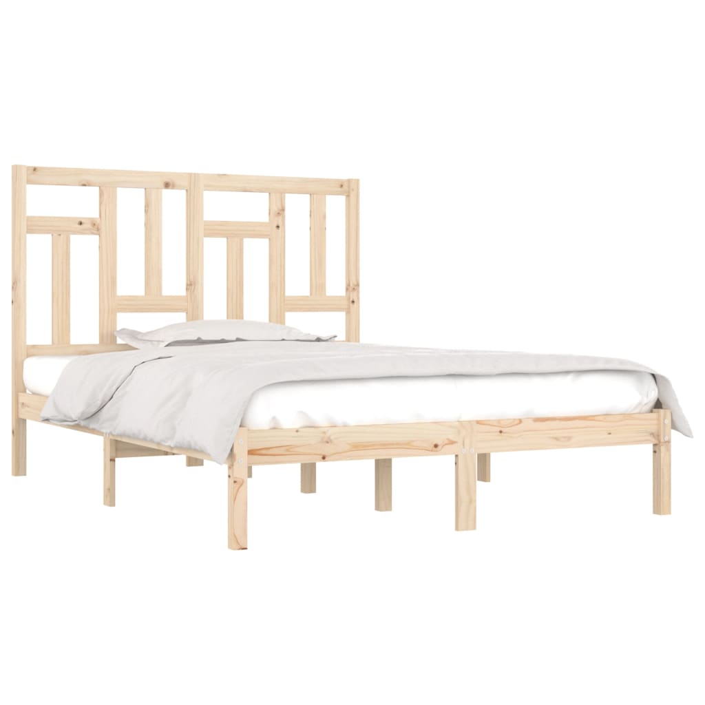 Okvir za krevet od masivne borovine 140 x 190 cm
