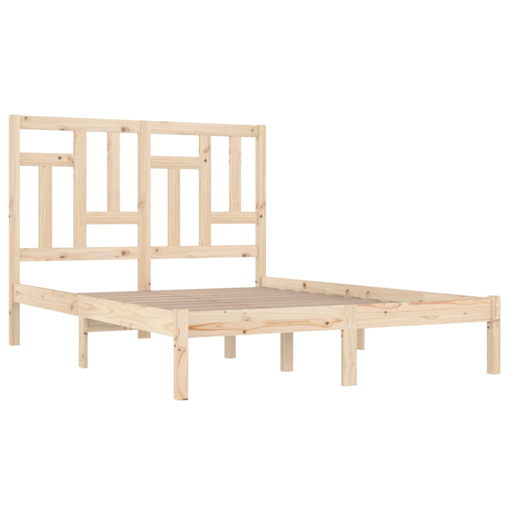 Okvir za krevet od masivne borovine 140 x 190 cm