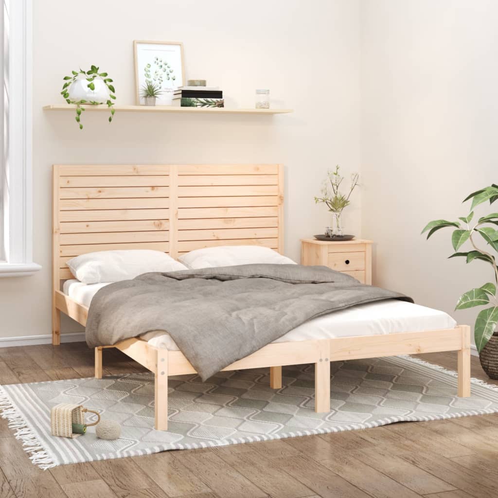 Okvir za krevet od masivnog drva 160 x 200 cm