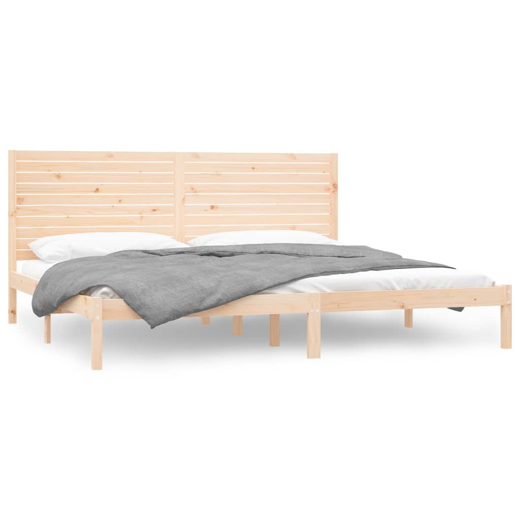 Okvir za krevet od masivnog drva 180 x 200 cm veliki bračni