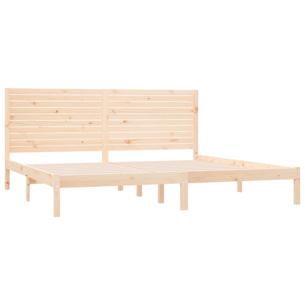 Okvir za krevet od masivnog drva 180 x 200 cm veliki bračni