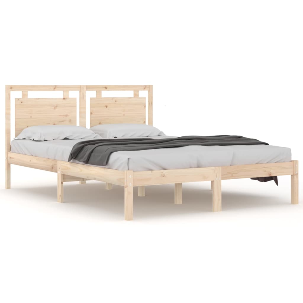 Okvir za krevet od masivnog drva 180 x 200 cm veliki bračni