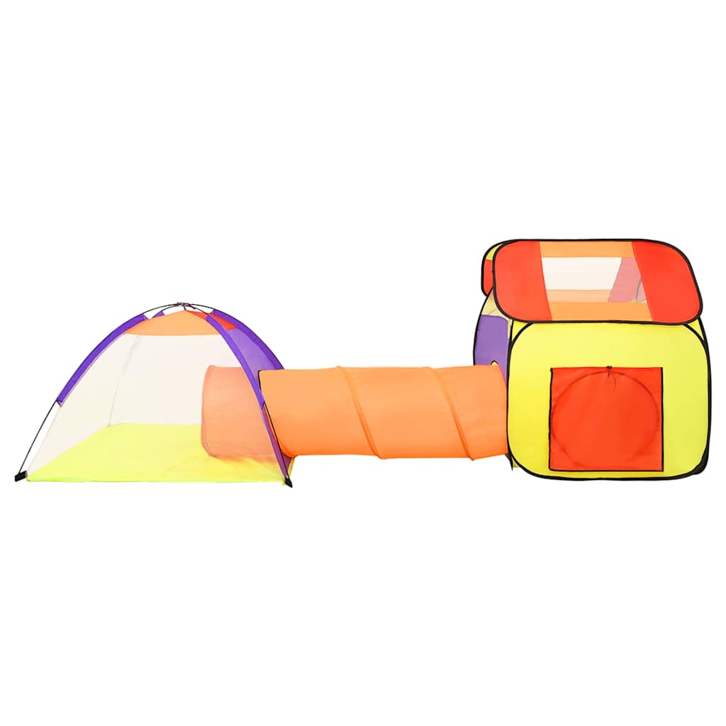 Dječji šator za igru s 250 loptica višebojni 338x123x111 cm