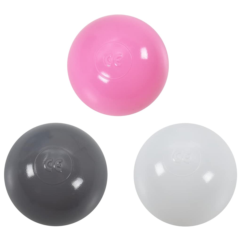 Dječji šator za igru s 250 loptica ružičasti 69 x 94 x 104 cm