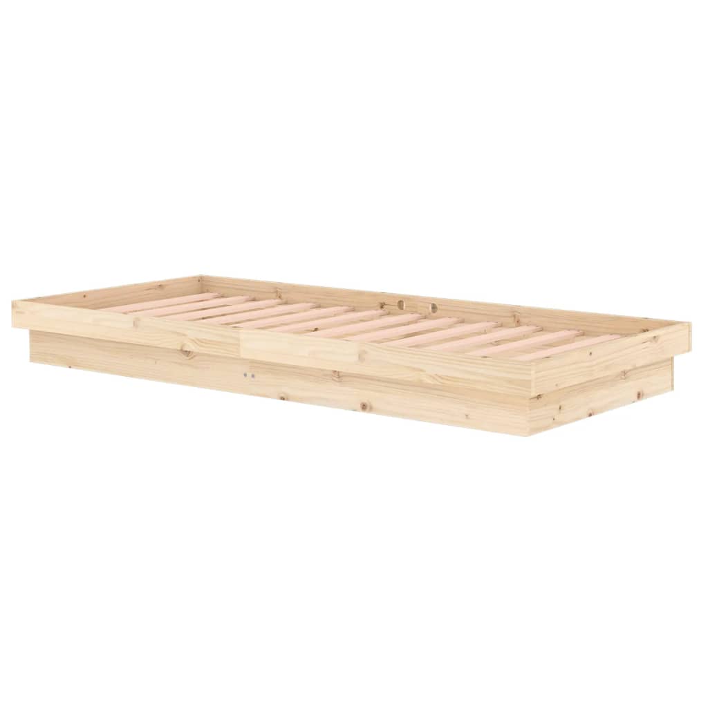 Okvir za krevet od masivnog drva 90 x 200 cm