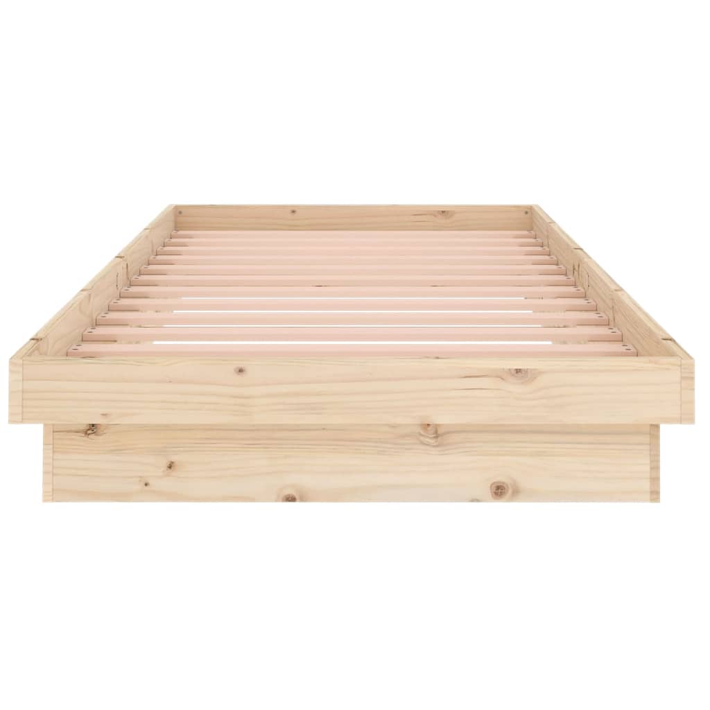Okvir za krevet od masivnog drva 90 x 200 cm
