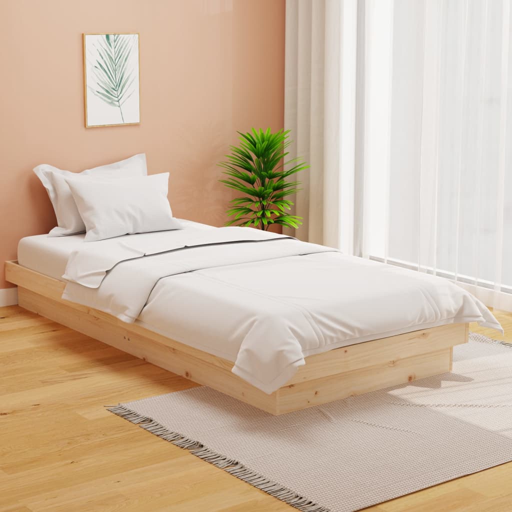 Okvir za krevet od masivnog drva 90 x 200 cm