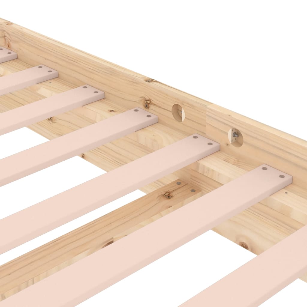Okvir za krevet od masivnog drva 120 x 200 cm