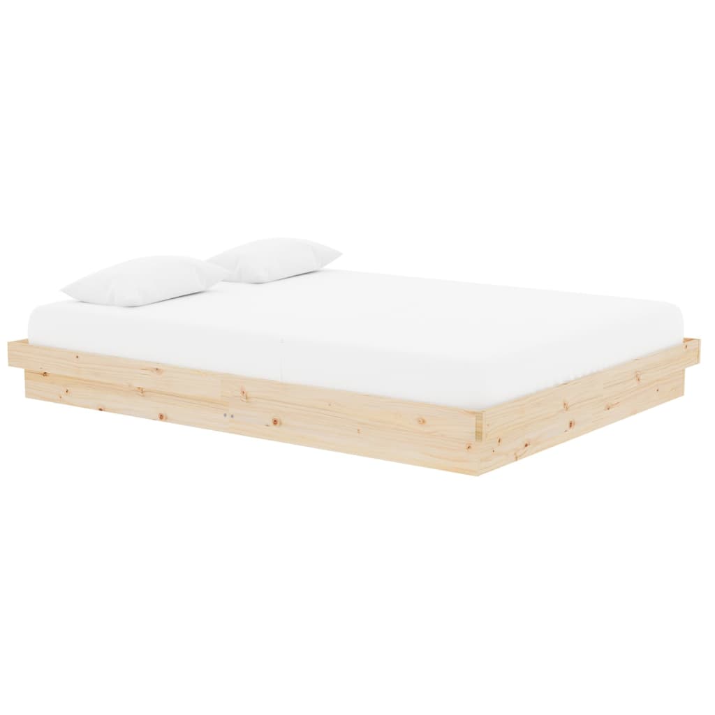 Okvir za krevet od masivnog drva 150 x 200 cm veliki bračni