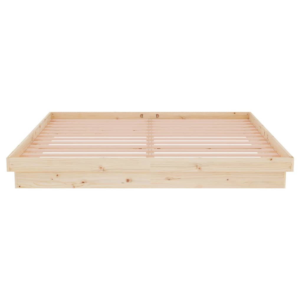 Okvir za krevet od masivnog drva 180 x 200 cm veliki bračni