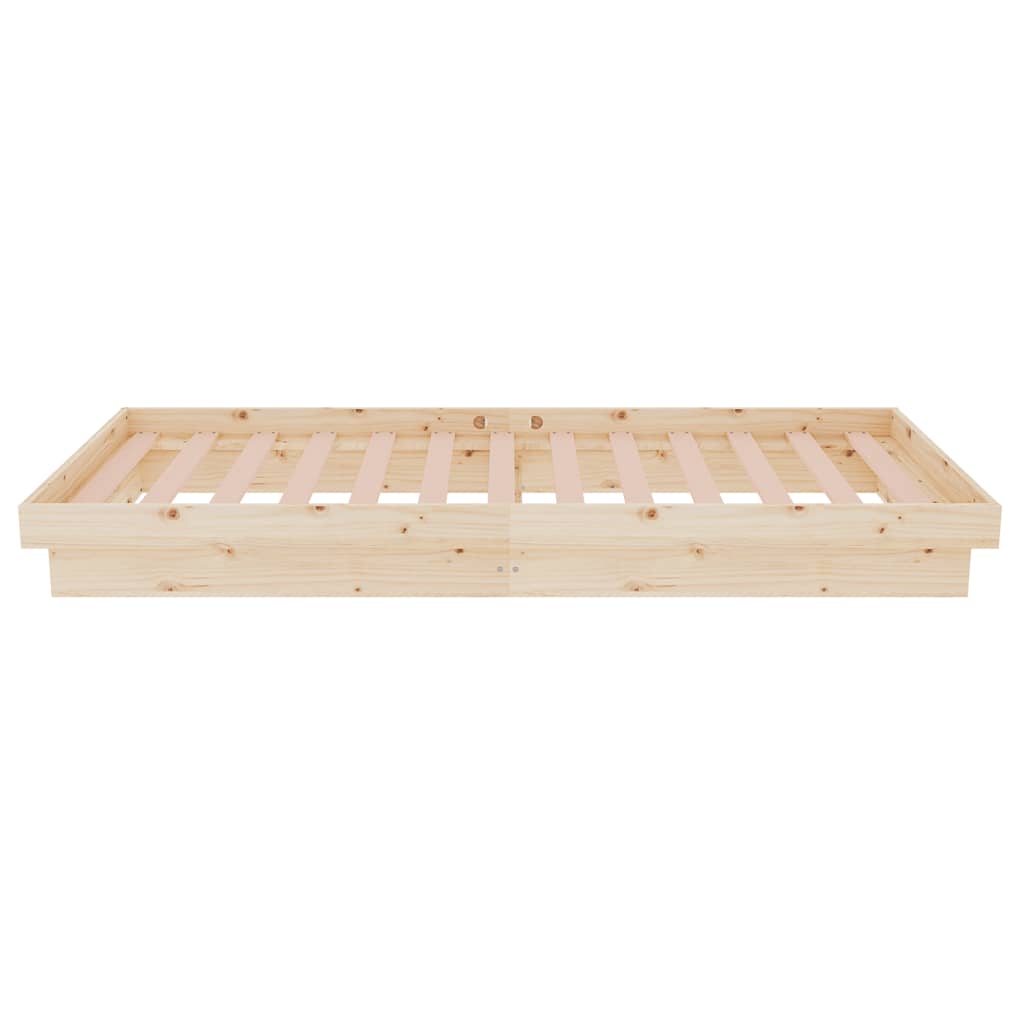 Okvir za krevet od masivnog drva 75 x 190 cm jednokrevetni