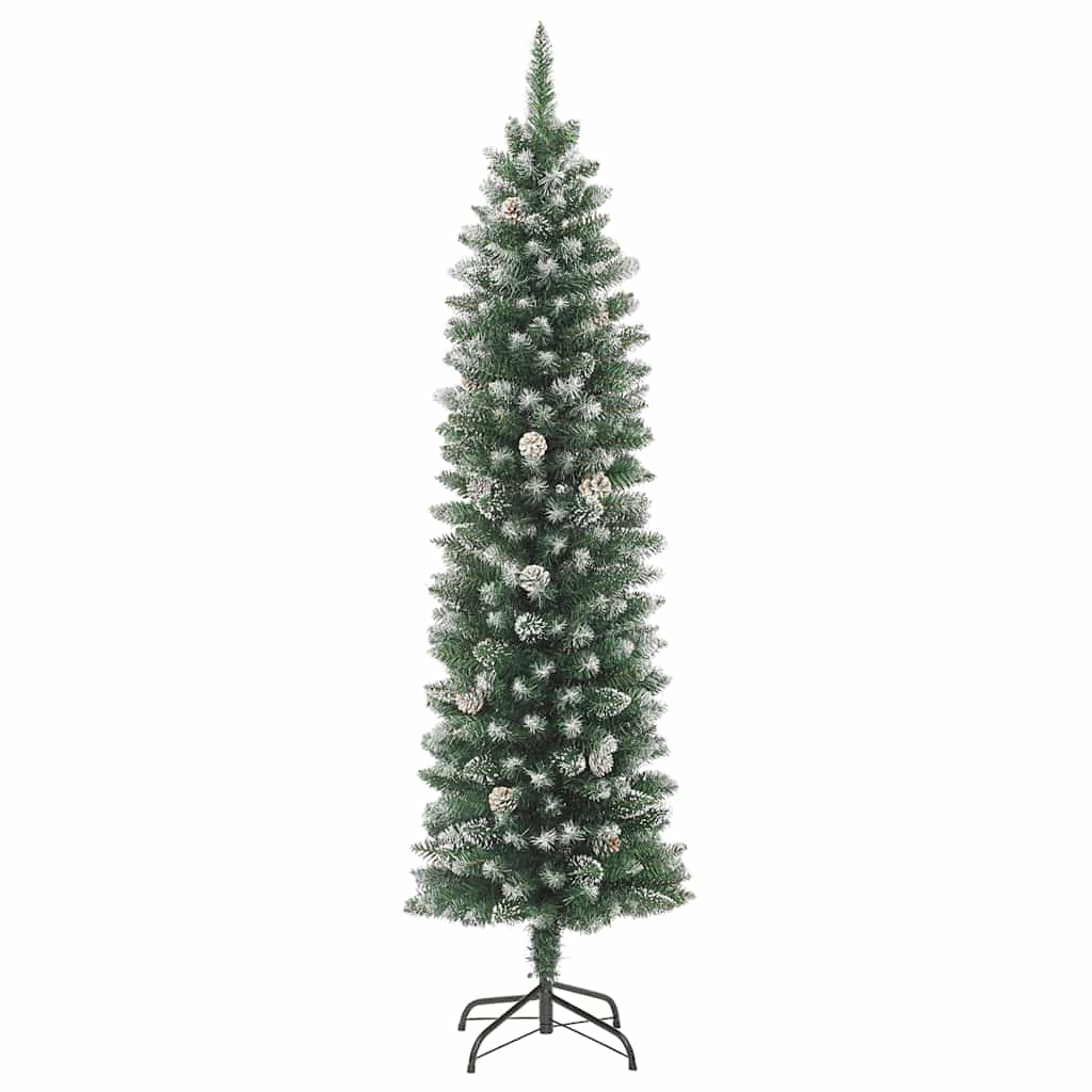 Umjetno usko božićno drvce sa stalkom 180 cm PVC