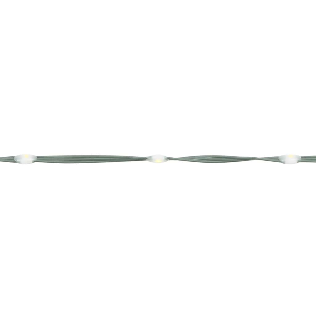 Stožasto božićno drvce toplo bijelo 1400 LED žarulja 160x500 cm