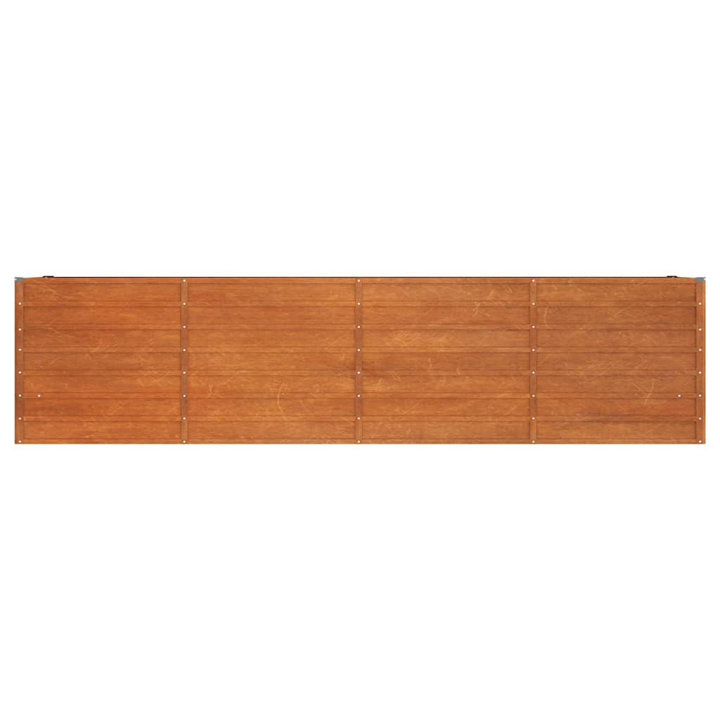 Povišena vrtna gredica boja hrđe 320 x 40 x 77 cm čelik COR-TEN