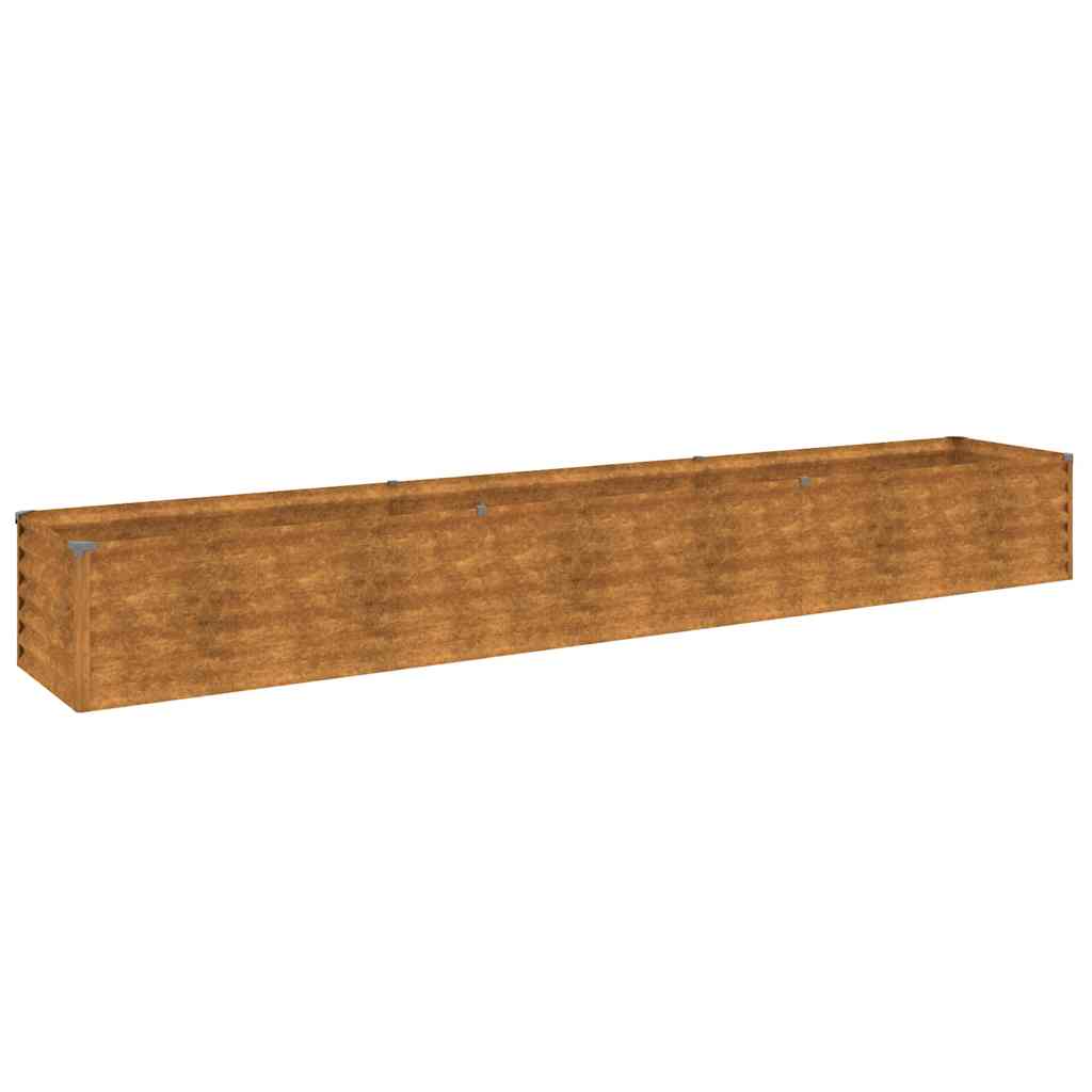 Povišena vrtna gredica 291x50x36 cm Corten čelik