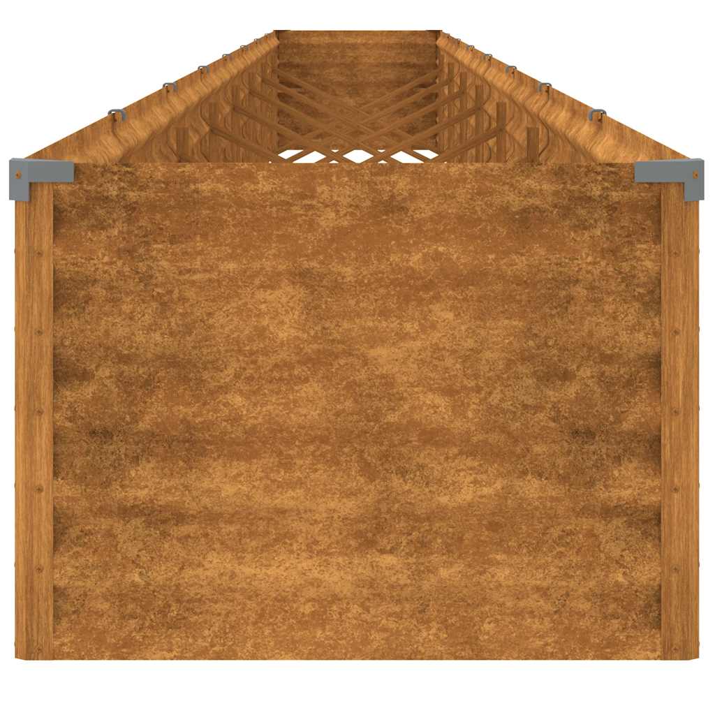 Povišena vrtna gredica 770 x 50 x 36 cm od čelika COR-TEN