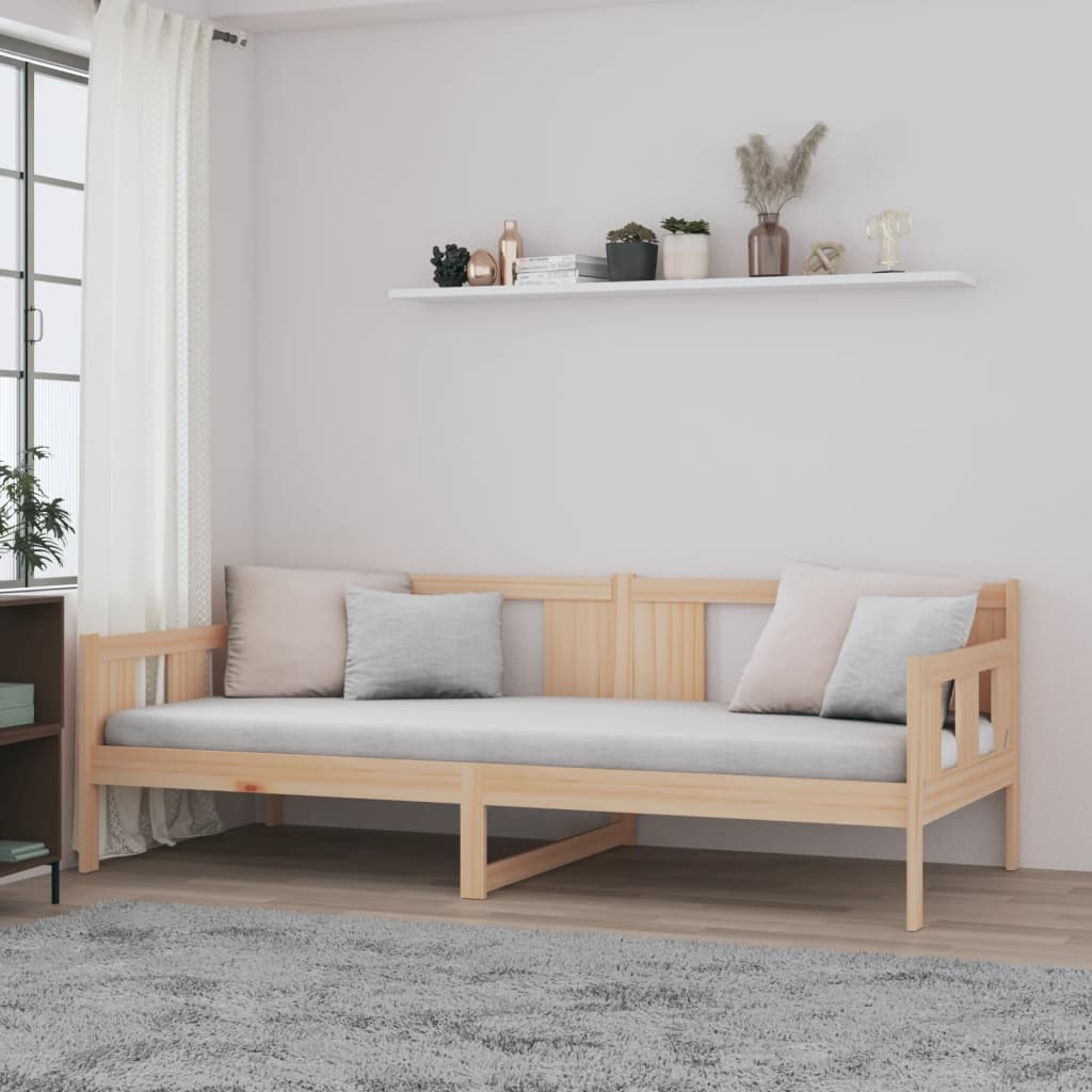 Dnevni ležaj od masivne borovine 90 x 200 cm