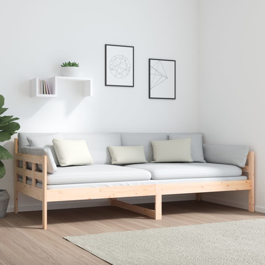 Dnevni ležaj od masivne borovine 90 x 200 cm