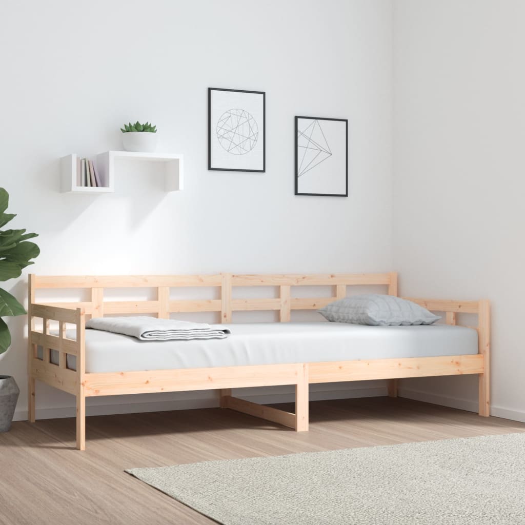 Dnevni ležaj od masivne borovine 80 x 200 cm