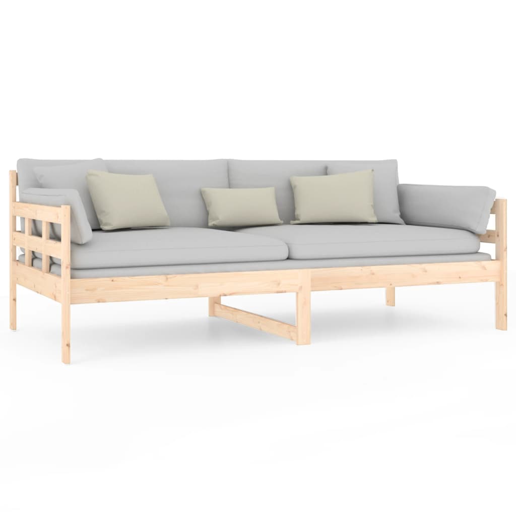Dnevni ležaj od masivne borovine 90 x 190 cm