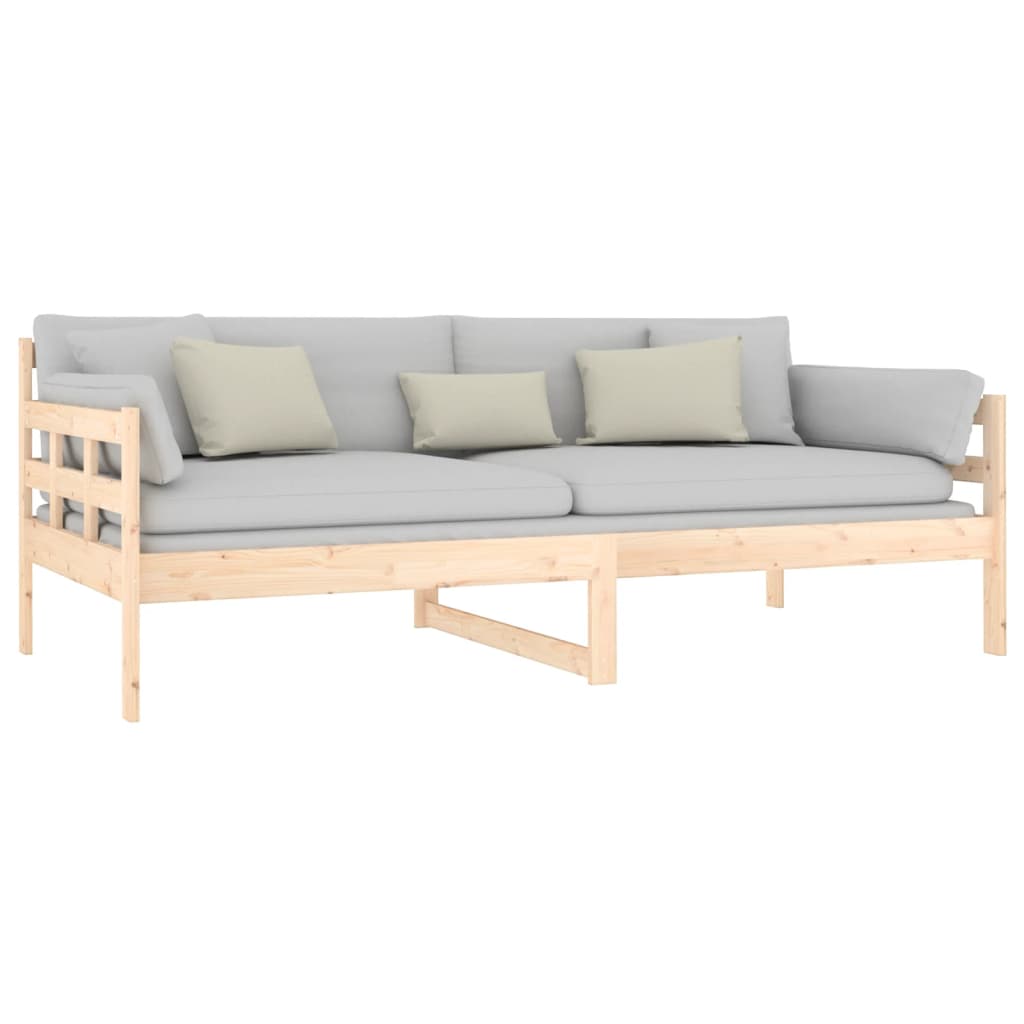 Dnevni ležaj od masivne borovine 90 x 190 cm