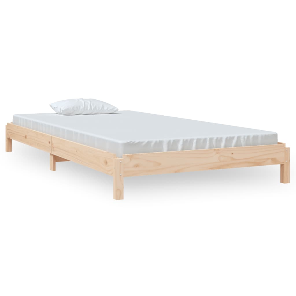 Složivi krevet 100 x 200 cm od masivne borovine