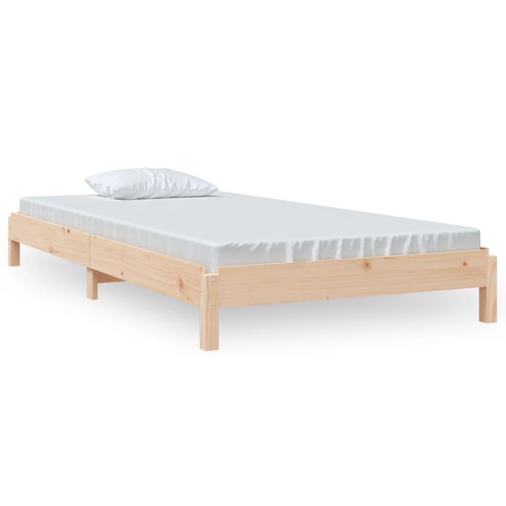 ležaj 75x190 cm od masivne borovine