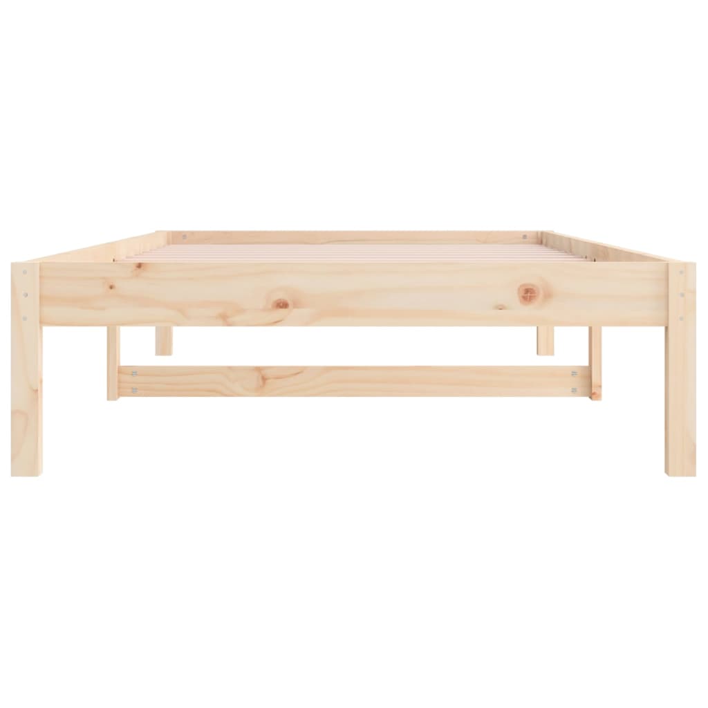 Dnevni krevet bez madraca 90 x 200 cm od masivne borovine