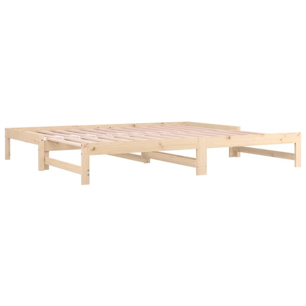 Dnevni ležaj na izvlačenje 2 x (90x190) cm od masivne borovine