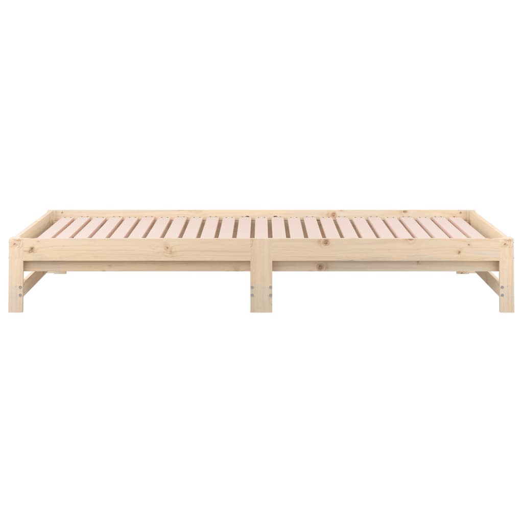 Dnevni ležaj na izvlačenje 2 x (90x190) cm od masivne borovine
