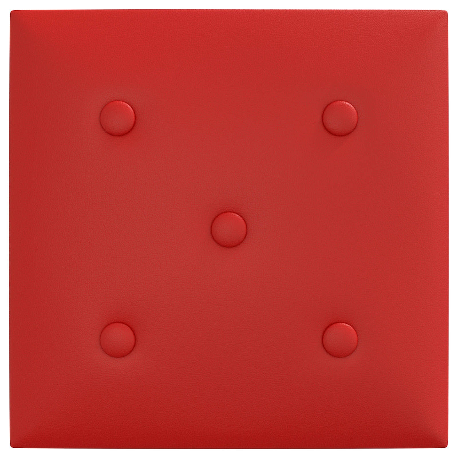 Zidna uzglavlja 12 pcs Vinska crvena 30 x 30 cm Lažna koža