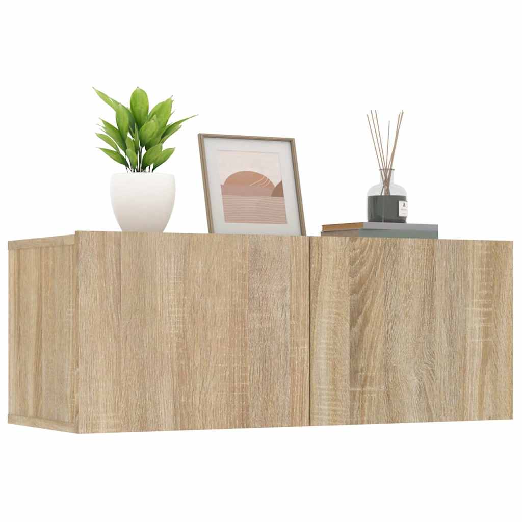 TV ormarići 2 kom boja hrasta 80x30x30 cm od konstruiranog drva