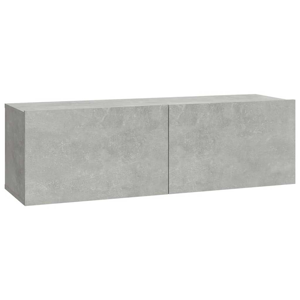 Zidni TV ormarići 2 kom sivi 100 x 30 x 30 cm konstruirano drvo